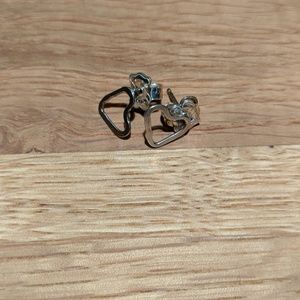 Tous Heart-Shaped Earrings Silver